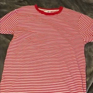 Red striped shirt